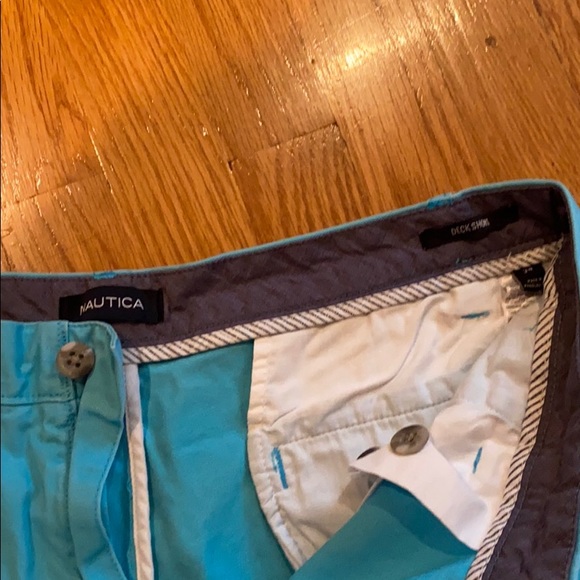 Men’s Nautica Deck Shorts (Blue) - Size 34 - Picture 2 of 3